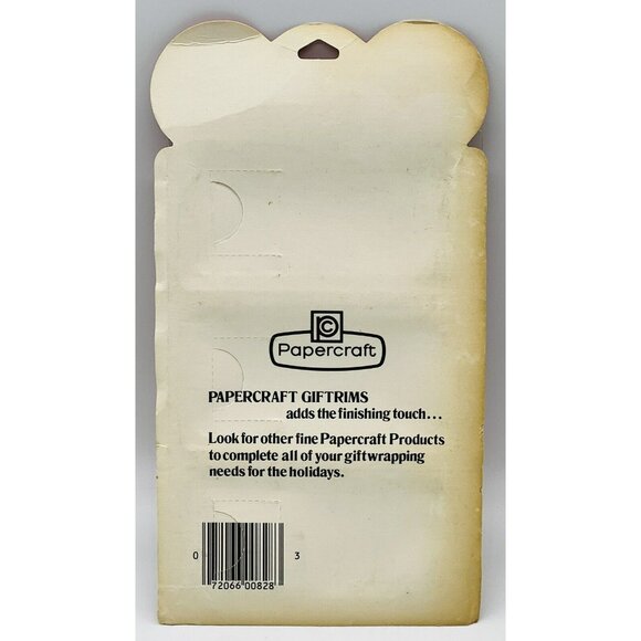 Papercraft Vintage Deluxe Gift Folders Tags 15 Santa Bells Pointsettia Christmas - Picture 6 of 6